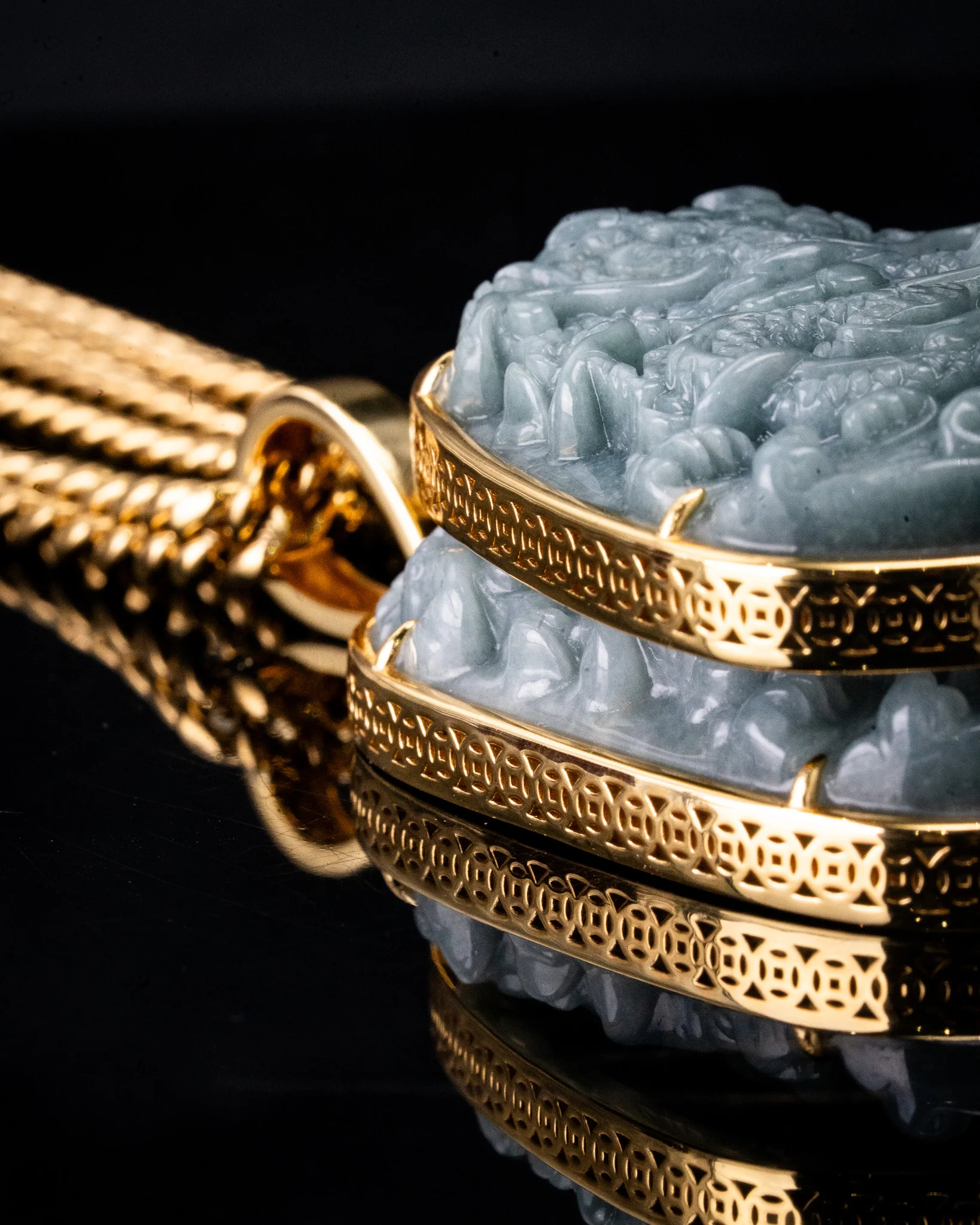 Gold Wrapped Pendants